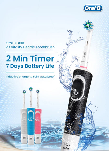 Oral B D100 Electric Toothbrush for Deep Cleaning - Smarsty