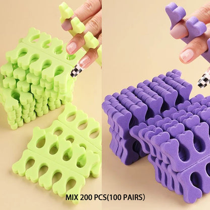 Soft Nail Art Toe Separators for Easy Pedicures - Smarsty