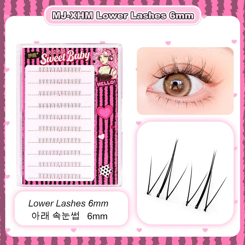 Self Adhesive Cluster Lashes for Effortless Application - Smarsty