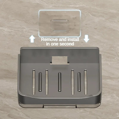 Wall Mounted Soap Holder with Double Drainage Design - Smarsty