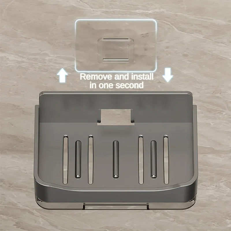 Wall Mounted Soap Holder with Double Drainage Design - Smarsty