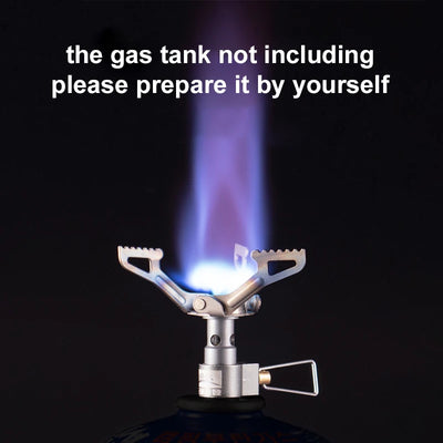 BRS Outdoor Gas Stove Mini Camping Gas Burner 25g Ultralight Titanium Picnic Hiking Cooking Stove Survival Furnace BRS-3000T by Smarsty