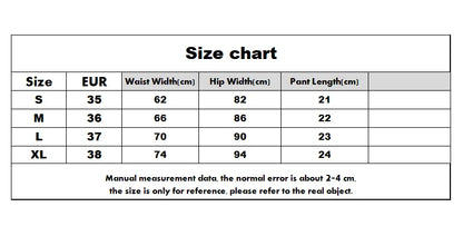 Women's Black Gothic Denim Shorts Vintage Aesthetic Korean Low Waist Jean Shorts Harajuku Y2k Cowboy Short Pants Clothes Summer - Smarsty