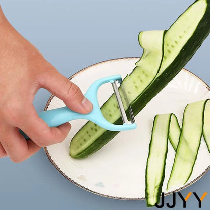 JJYY Fruit Peeling Knife Stainless Steel Peeler Peeling Apples Kitchen Vegetable Fruit Sharp Peeler Potato Peeler