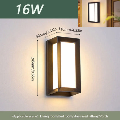 Waterproof LED Outdoor Wall Light with Motion Sensor - Smarsty