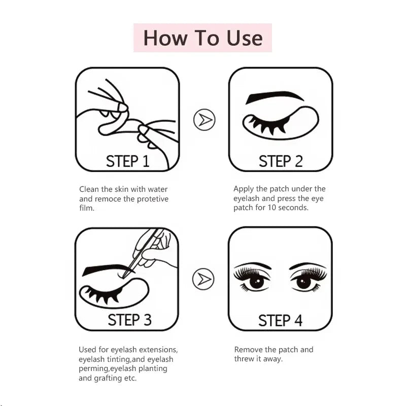 Hydrogel Eyelash Patches for Moisturizing and Isolation - Smarsty