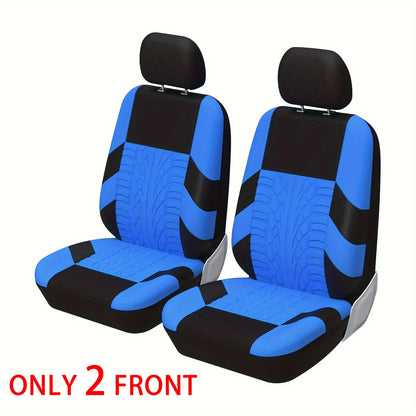 Universal Car Seat Covers Full Set Front And Rear Bench - Smarsty