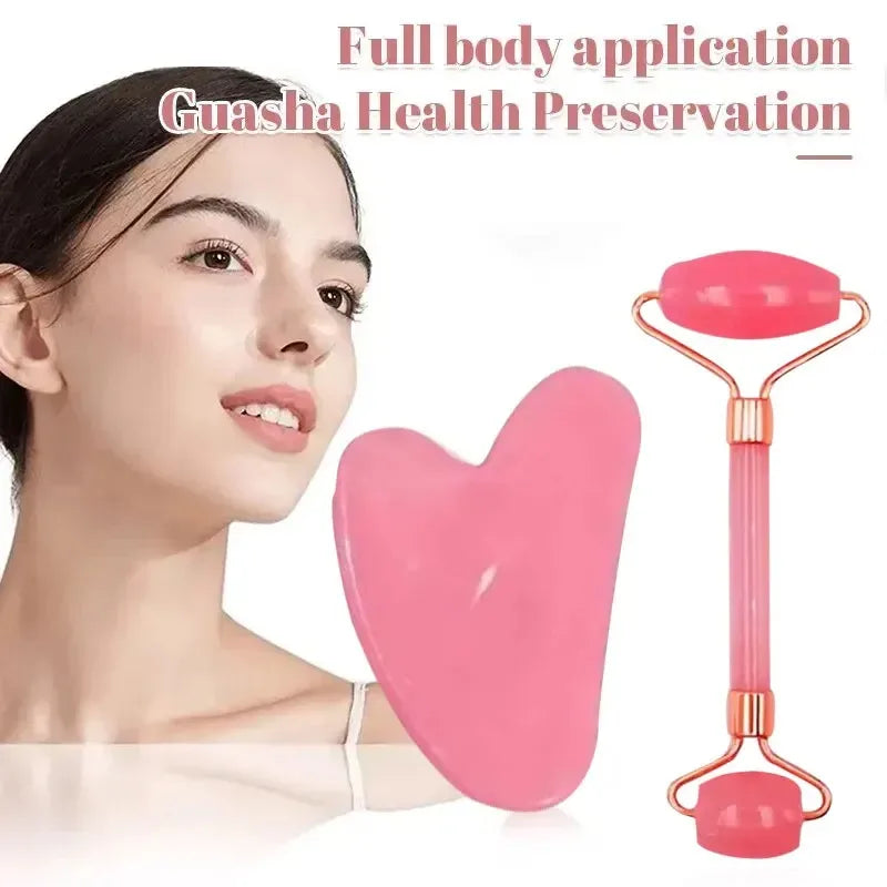 Heart Shaped Facial Roller and Scraper Massage Tool - Smarsty