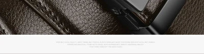 Automatic Buckle PU Leather Belt for Men Business Waist Strap - Smarsty