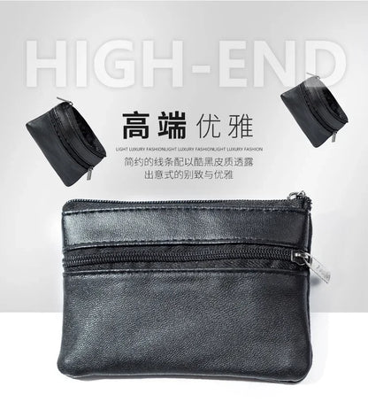 Unisex Coin Purse Wallet With Zipper Change Holder Everyday - Smarsty