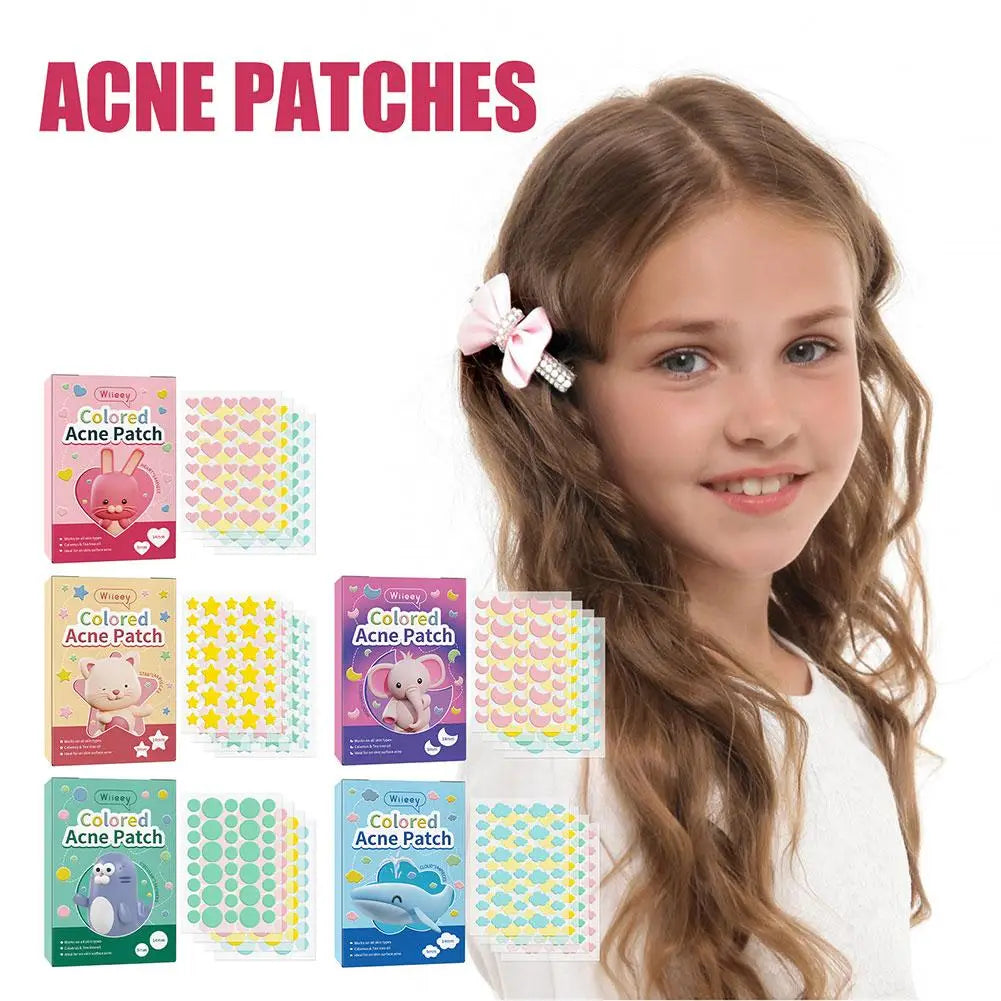 144 Piece Colorful Invisible Acne Patches for Clear Skin - Smarsty