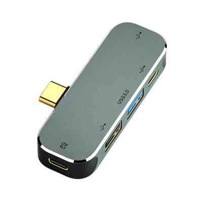 Type-C Extension Hub to 3.5 PD100W USB3.0/USB2.0/USB3.1 HDMI-Compatible Splitter Computer Peripherals