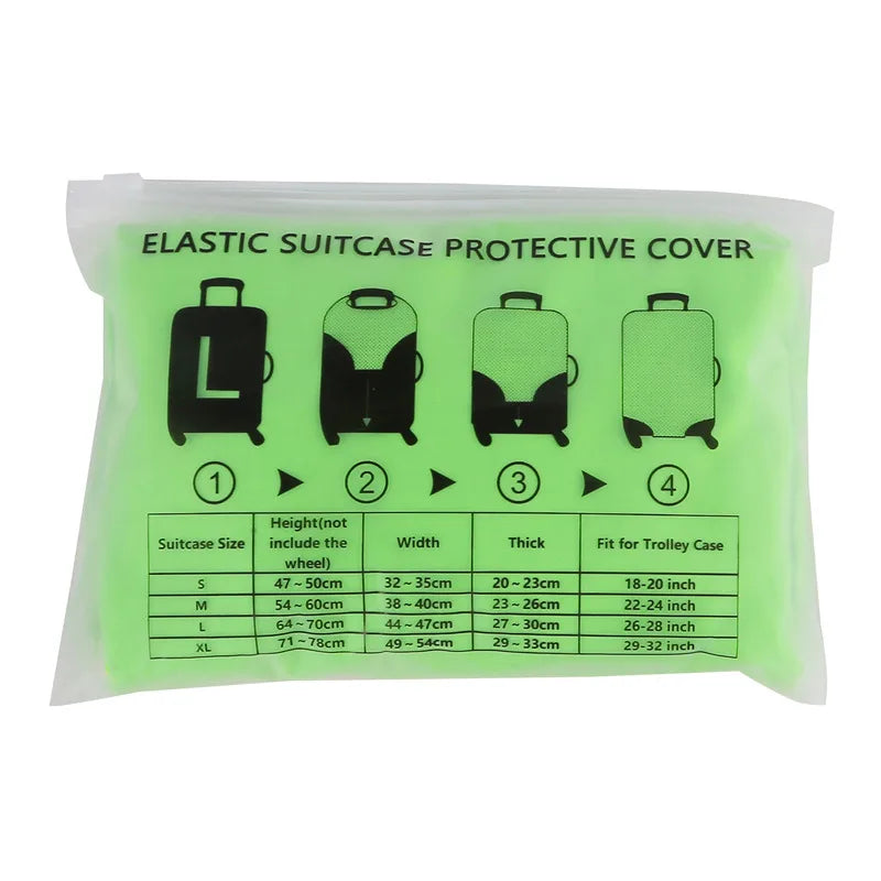 Travel Luggage Cover Elastic Baggage Cover Suitable for 18 to 30 inch Suitcase Case Dust Cover Travel Accessories - Smarsty