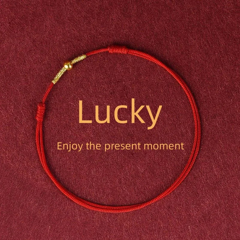 Handmade Lucky Red Bracelet for Wealth and Prosperity - Smarsty