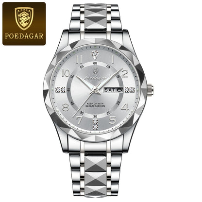 Luxury Waterproof Quartz Watch for Men with Luminous Dial - Smarsty