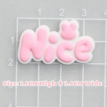 MINISO Pink Hello Kitty Charming Shoe Accessories Cute Cartoon Characters Detachable Shoe Buckles New Sandals Decoration Gift