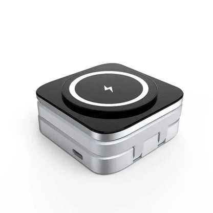 Foldable 3 In 1 Wireless Charger For iPhone And Watch - Smarsty