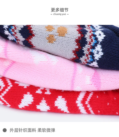 Kids Winter Hat Glove Set Scarf Cartoon Rescue Dogs - Smarsty