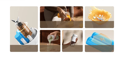 XIAOMI MIJIA Portable Juicer Cup 2 Electric Fruit Blender Machine Orange Juicer Kitchen Food Processor Make Juice Extractor Home by Smarsty