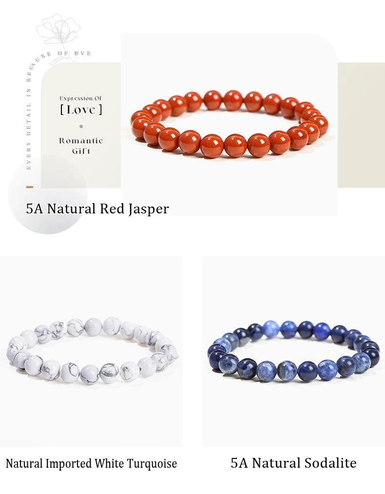 Natural Stone Beads Bracelet for Reiki Healing - Smarsty