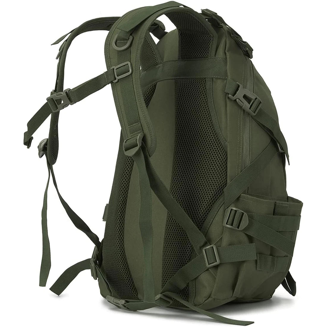 40L Tactical Backpack for Men Camping Hiking Backpacks Reflective Outdoor Travel Bags Survival Molle Climbing Rucksack Bag - Smarsty