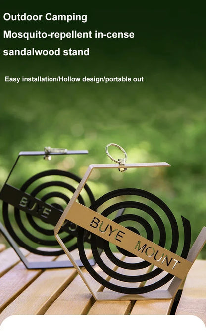 Outdoor Mosquito Coil Tray Camping Tools Tourist Hiking Mosquito Coil Holder Camping Supplies Hanging Mosquito Coil Holder