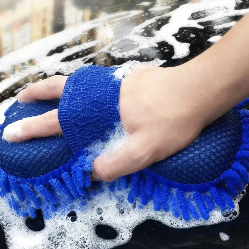 Microfiber Chenille Car Wash Sponge And Cleaning Tool - Smarsty