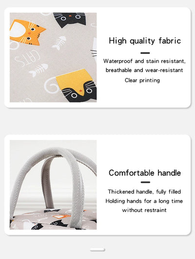 Insulated Kids Lunch Bag Portable Thermal Lunch Box - Smarsty