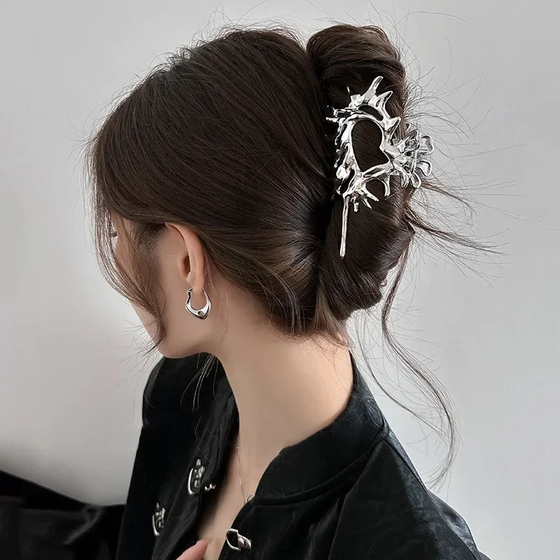 Colorful Conch Shell Hair Claw Clip For Summer Beach - Smarsty