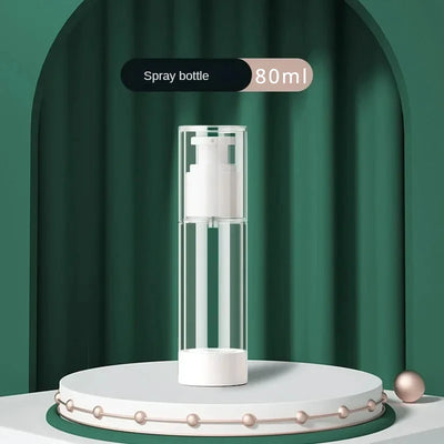 Clear Airless Cosmetic Cream Pump Bottle Travel Size Dispenser - Smarsty