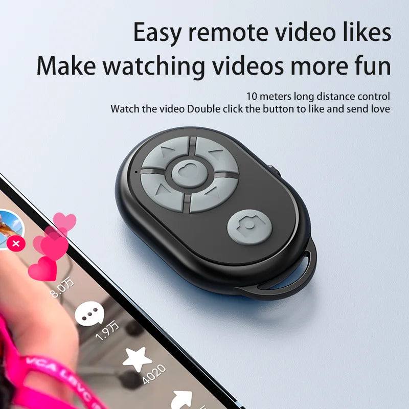 Bluetooth Selfie Stick Remote for iPhone and Android - Smarsty