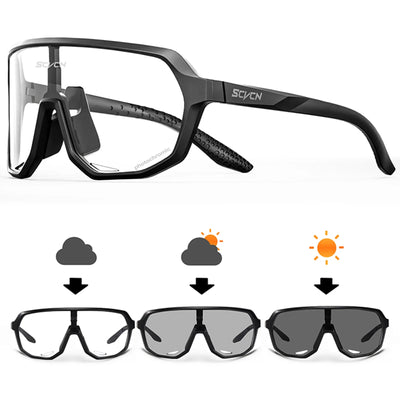 SCVCN Photochromic Cycling Sunglasses MTB Glasses Road Bike Cycling UV400 Goggles Men Women Outdoor Bicycle Sports Eyewear New by Smarsty