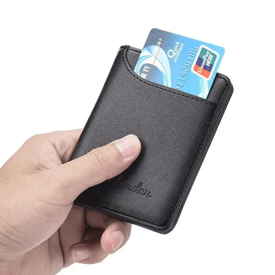 [Crazy Bag] Ultra Thin Men's Wallet Vertical Small Card Holder - Smarsty