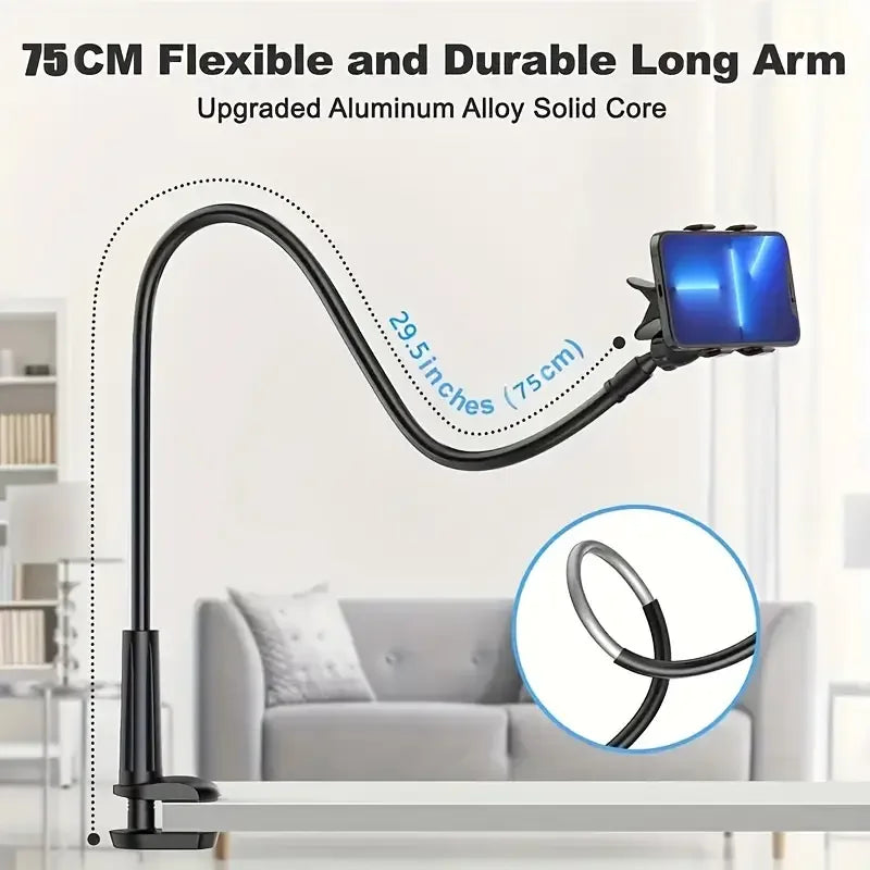 360 Degree Rotating Tablet And Phone Holder Spiral Base, Lazy Person Holder Phone Bedside Stand, Convenient