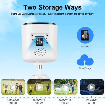 Vstarcam 2K Solar Security Cameras Wireless Outdoor Battery Powered Security Camera PIR Motion Alarm Cloud Storage Two Way Audio