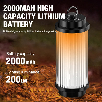 Outdoor camping tools camping lights 5 kinds of lights adjustable ceiling can be connected with the bracket TYPE-C charging. by Smarsty
