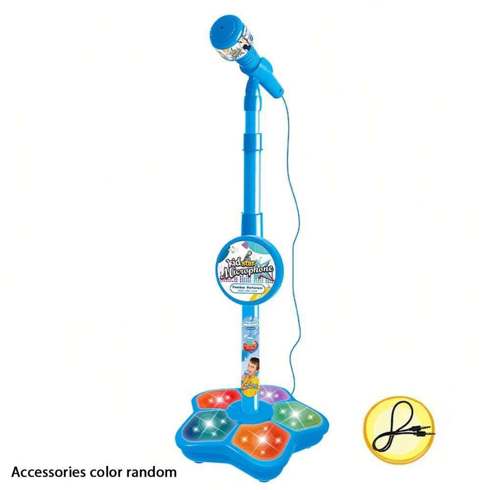 Kids Microphone Stand Toy, Portable Children's Karaoke Electronic, Durable Party Karaoke Microphone Stand, Kids Karaoke Machine - Smarsty