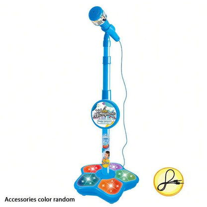 Kids Microphone Stand Toy, Portable Children's Karaoke Electronic, Durable Party Karaoke Microphone Stand, Kids Karaoke Machine - Smarsty
