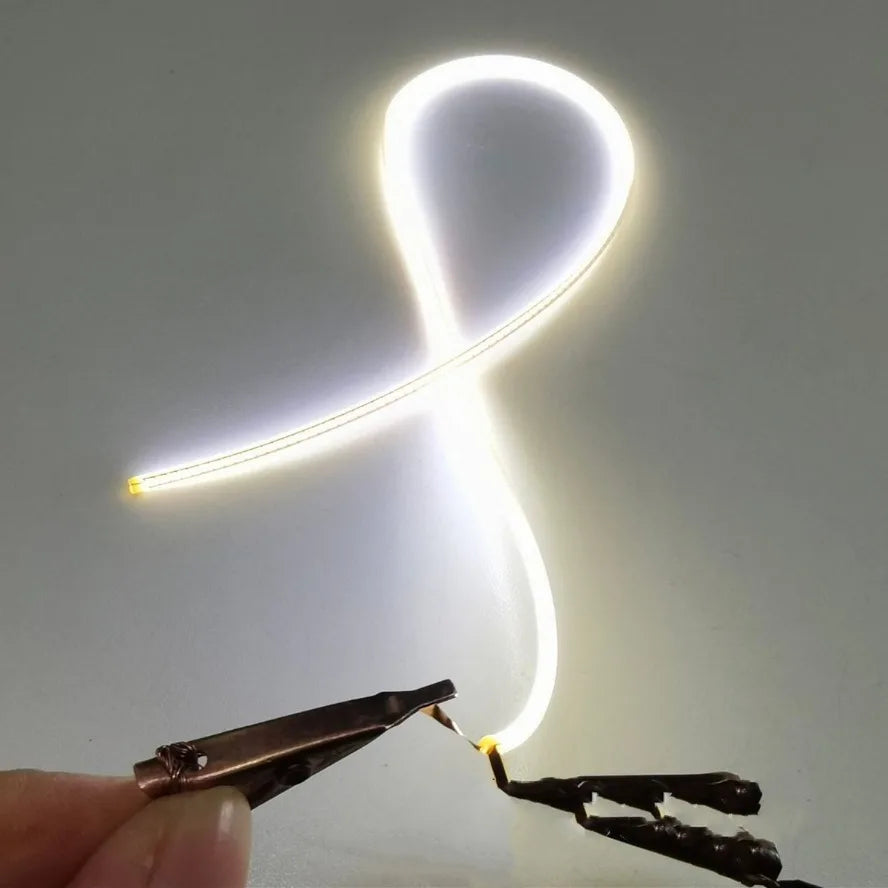 5PCS/Pack 3V LED Same End Filament Flexible Ultra Slim Spiral Bulb Retro Edison Bulb Lamp Parts Diode Lighting Strip Decoration - Smarsty