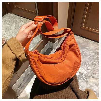 Casual Nylon Crossbody Bag for Women Large Capacity - Smarsty