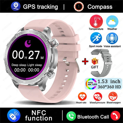 Bluetooth Call Smart Watch For Men With GPS Waterproof - Smarsty