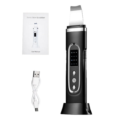 Ultrasonic Skin Scrubber for Deep Cleansing and Rejuvenation - Smarsty