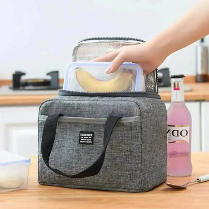Insulated Portable Lunch Bag For Women Office Tote Compact - Smarsty