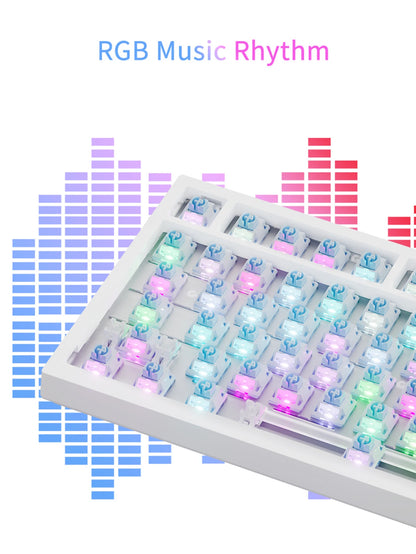 Wireless Mechanical Keyboard With Bluetooth Five One RGB