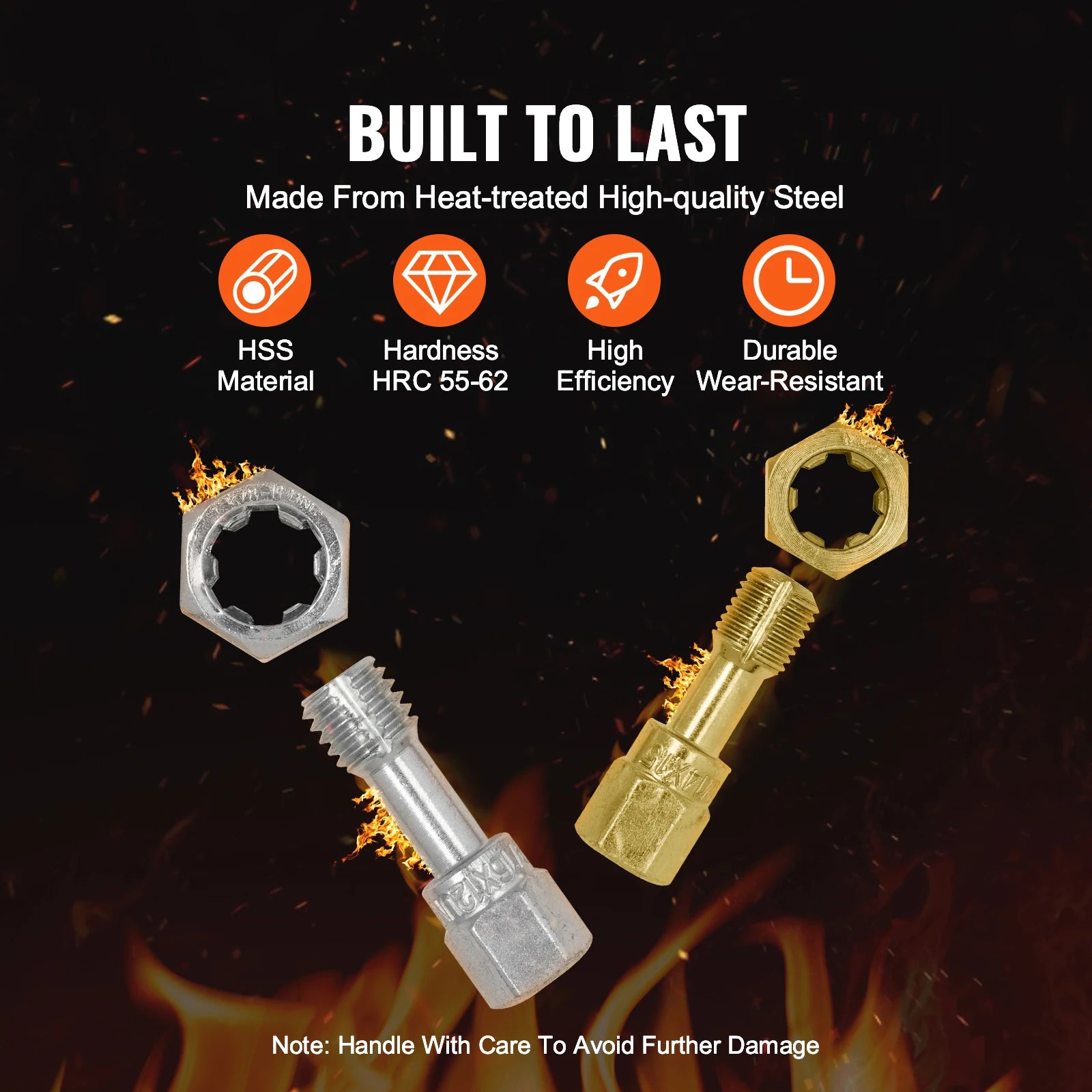 SucceBuy Thread Chaser Set UNC UNF Metric Thread Restorer Tool Rethreading Tool Kit Heat Treated Steel Mechanics DIY Enthusiast