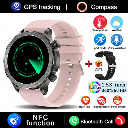 Bluetooth Call Smart Watch For Men With GPS Waterproof - Smarsty