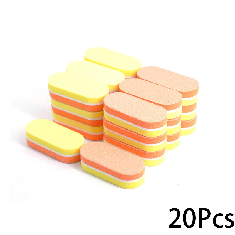 Mini Nail Sponge File Buffer Block Set for Smooth Finishing - Smarsty