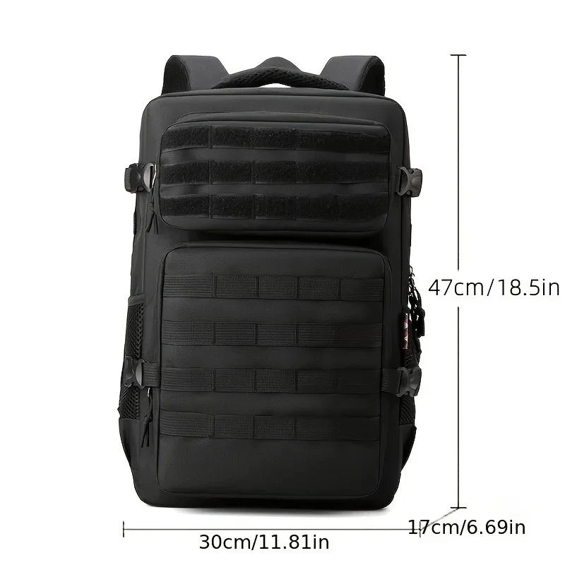Tactical Backpacks Men's Camouflage Backpack, Hiking And Camping Backpack, LargeCapacity Multi-layer Outdoor Sports Backpack - Smarsty