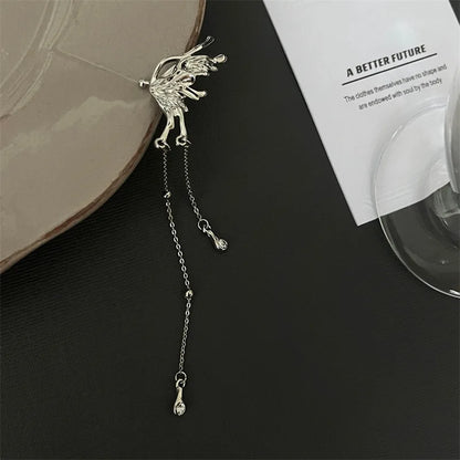 Y2K Fairy Butterfly Ear Clips with Trendy Tassels for Women - Smarsty