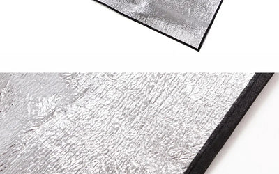 Camping Mat Foam Foil Blanket Aluminum Insulation Foam Foil Mat Sleeping Pad Thermal Outdoor Tent Footprint Reflecting Heat by Smarsty
